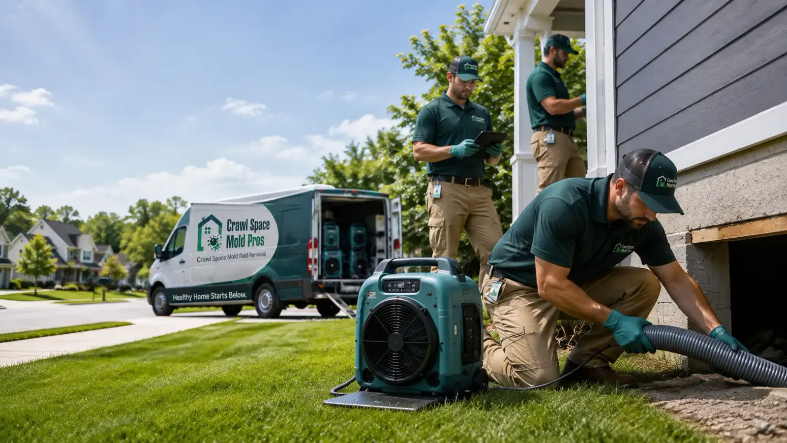 Crawl Space Mold Removal in Milton, PA
